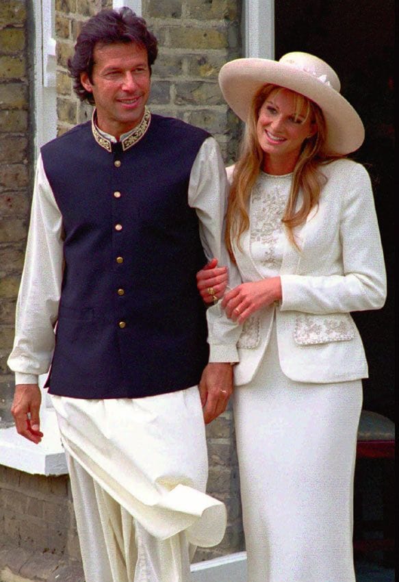 Imran Khan y Jemima Goldsmith