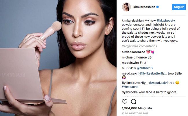 Los cosméticos de Kim Kardashian 