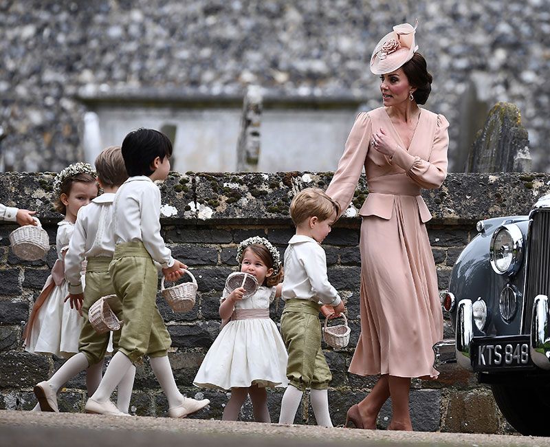 kate middleton en la boda de su hermana