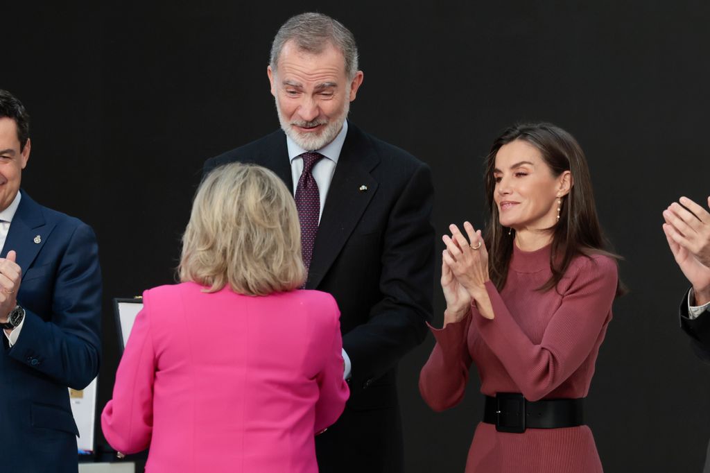 Los reyes Felipe y LEtizia entregan a Terelu Campos la Medalla de Oro de las Bellas Artes 