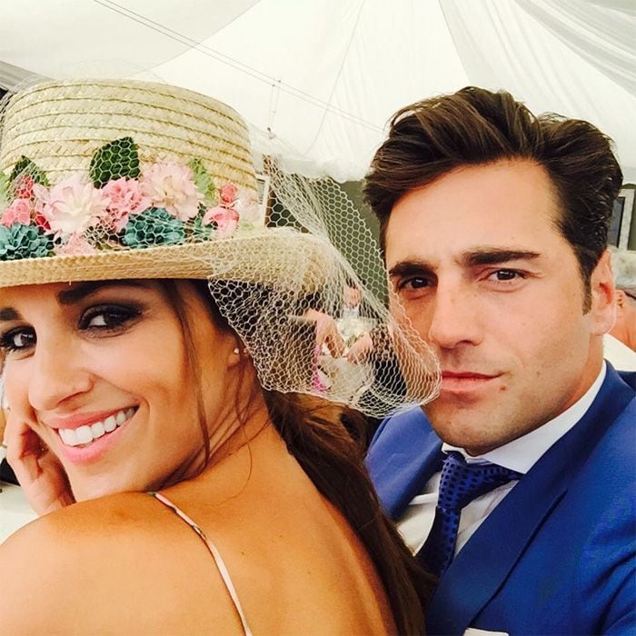 Paula Echevarría y David Bustamante en la boda de Igor Bustamante