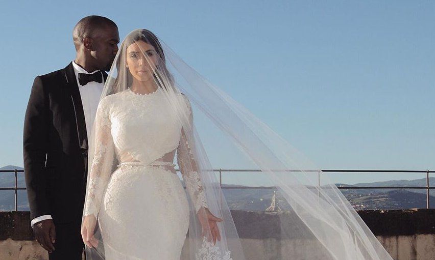 Kiam Kardashian se caso con un vestido de Givenchy