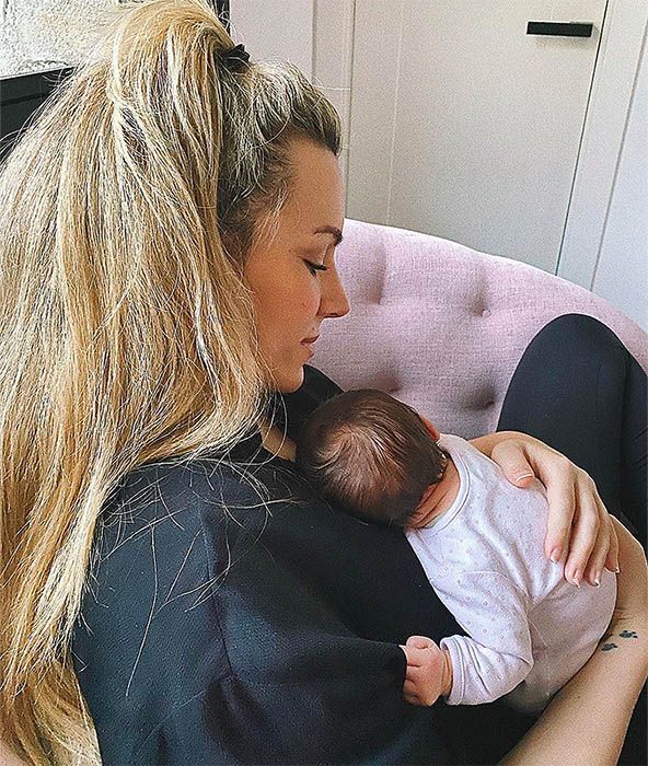 Edurne y su hija Yanay