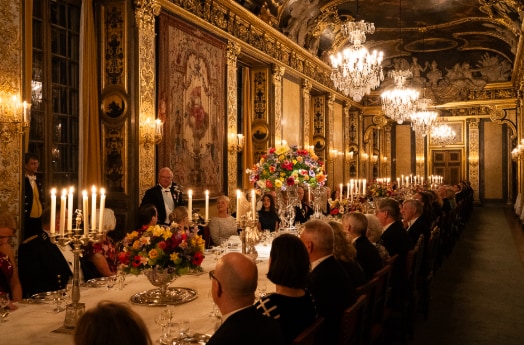 El Rey dio la bienvenida a los invitados