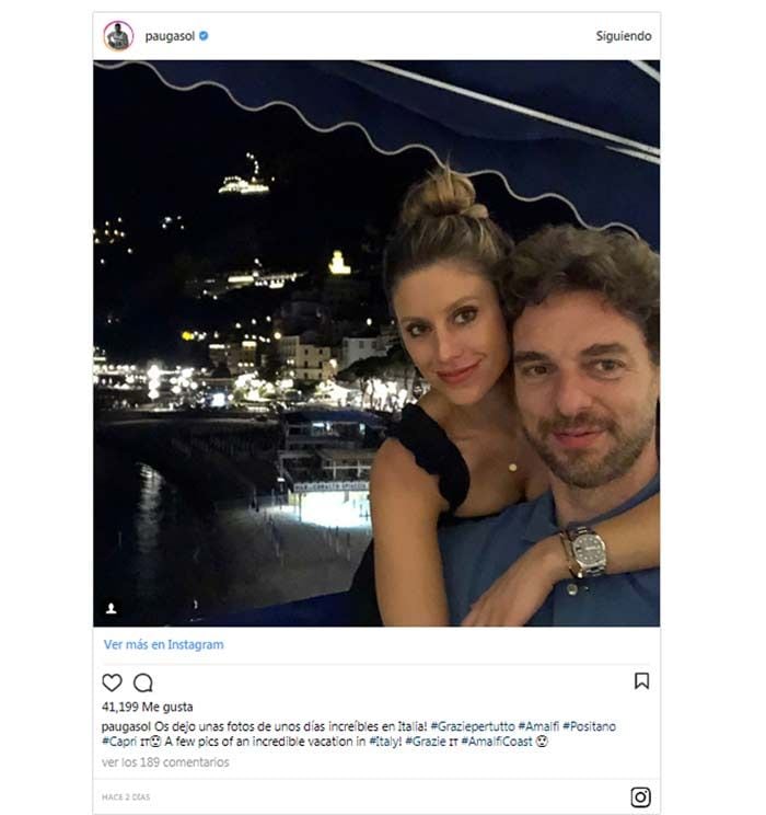 Pau Gasol y su novia, Catherine McDonell