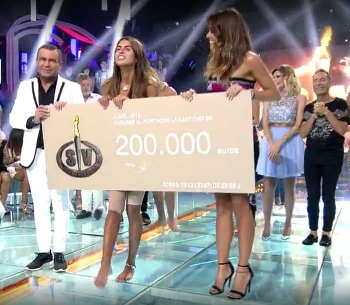 Sofía Suescun ganadora de Supervivientes