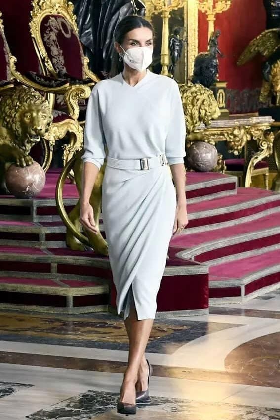 Reina Letizia y su look de origen español en el Día de la Hispanidad