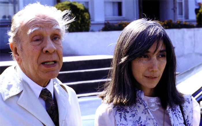 Jorge Luis Borges y María Kodama