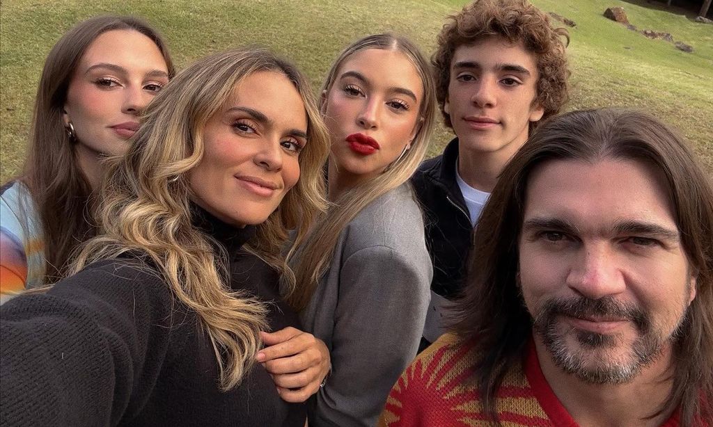 Juanes y su familia