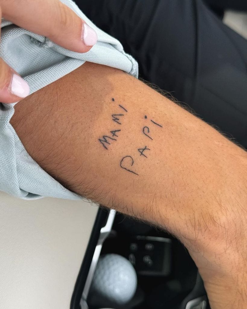 Los tatuajes que comparten Álvaro Morata y Alice Campello