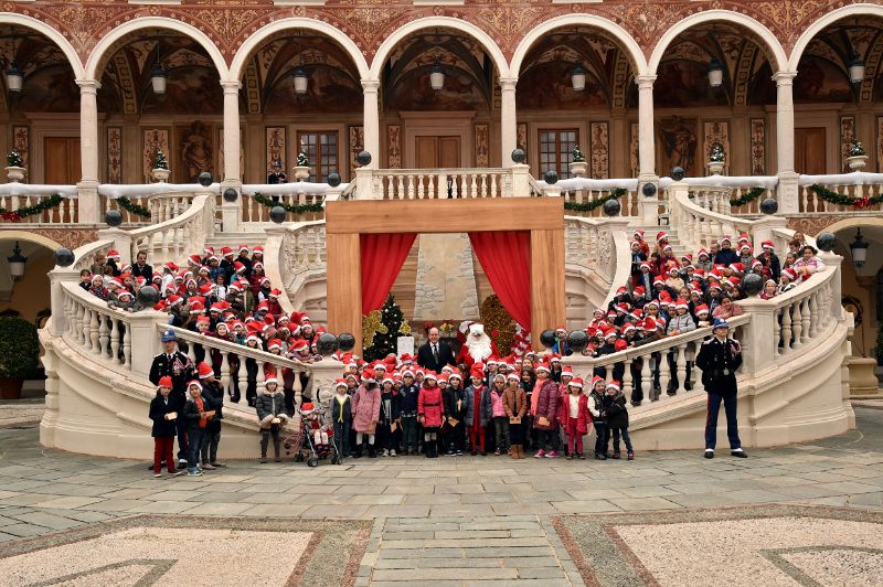 Palacio de Mónaco en Navidad 