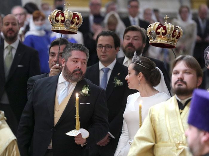 De los duques de Anjou a Simeón de Bulgaria: la gran cita 'royal' en la boda de Jorge Romanov