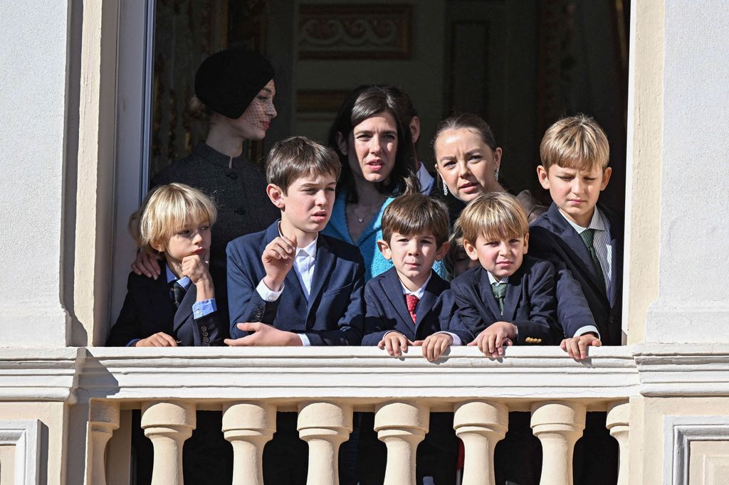 Beatrice Borromeo, Alejandra de Hannover y Carlota Casiraghi en el Día Nacional de Mónaco con sus hijos