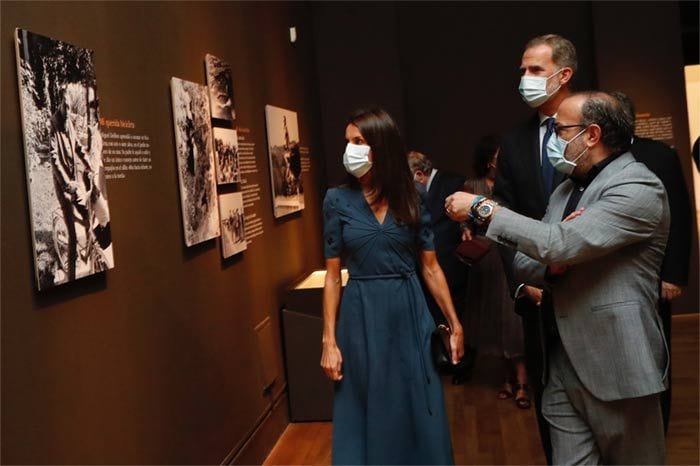 Don Felipe y doña Letizia en la inauguración de la exposición 'Delibes'