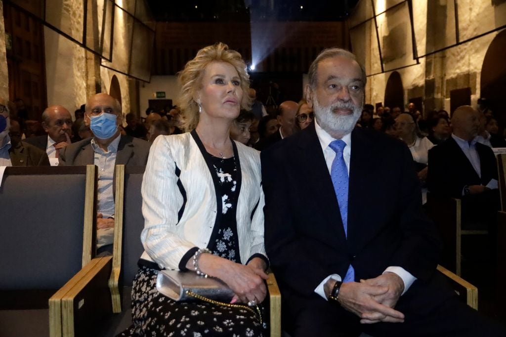 Carlos Slim y Mercedes Sánchez 