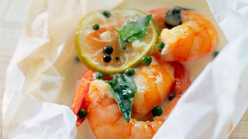 gambas papillote age