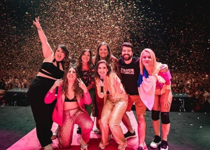 El elenco de 'Estirando el Chicle' en el Wizink Center 