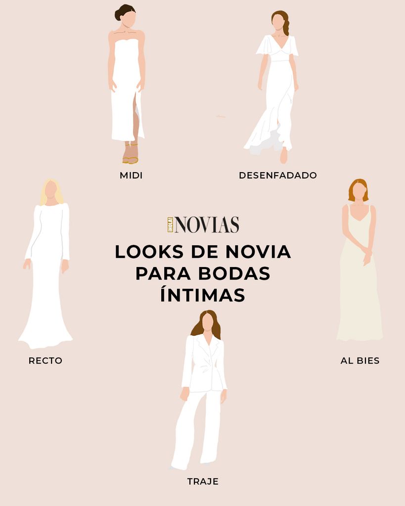 Vestidos de novia para bodas íntimas