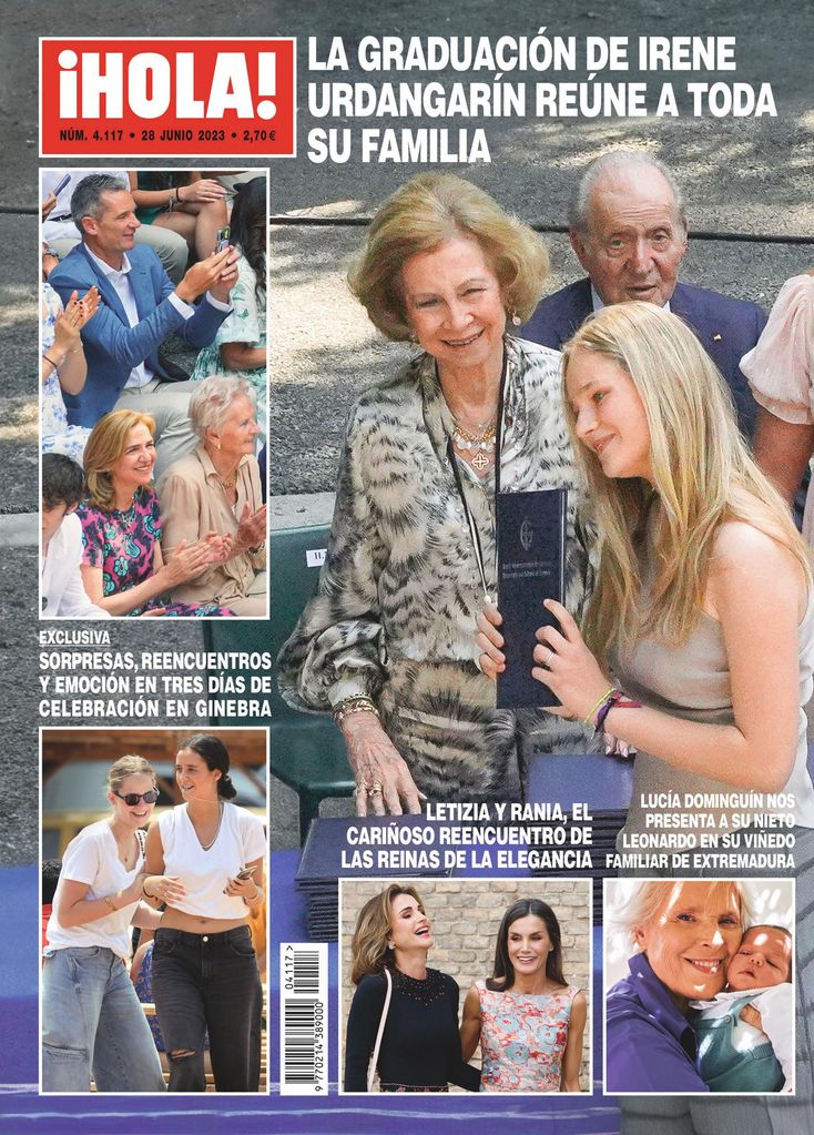 PORTADAS HOLA INFANTA CRISTINA E IÑAKI URDANGARIN