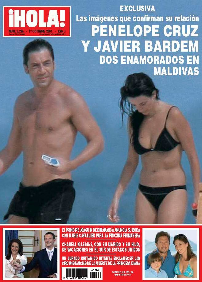 Penélope Cruz y Javier Bardem en Maldivas