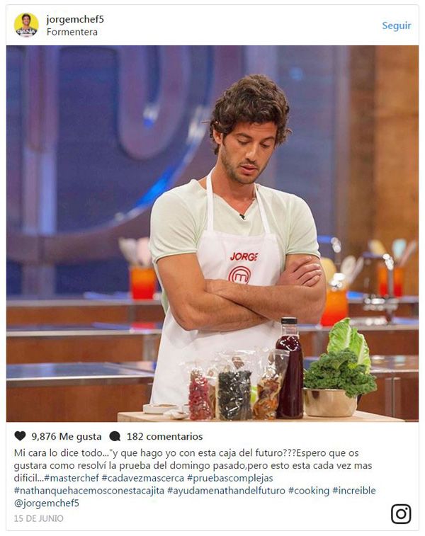 Así es Jorge, ganador de 'Masterchef'