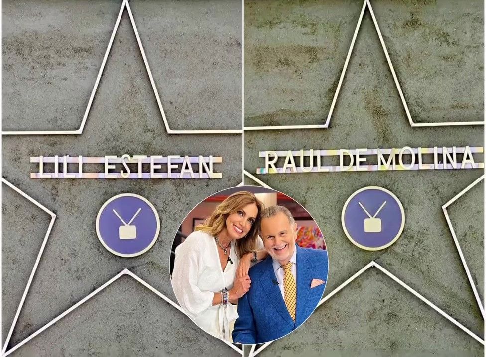 Lili Estefan y Raúl de Molina tendrán sus estrellas en el Paseo de la Fama de Hollywood