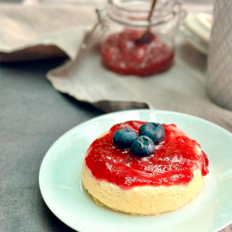 Tarta de queso en 2 minutos