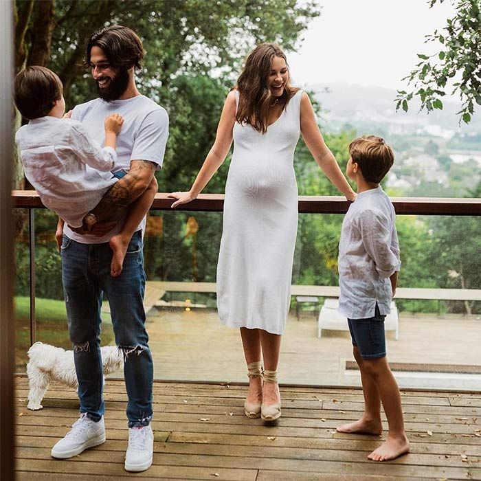 Jessica Bueno y su familia