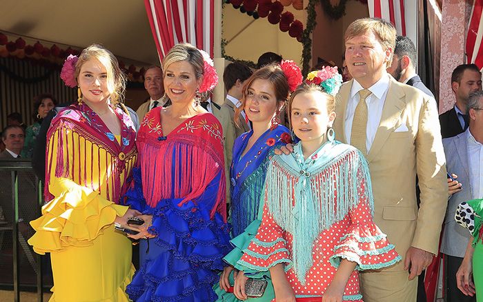 Familia Real de los Países Bajos en Sevilla