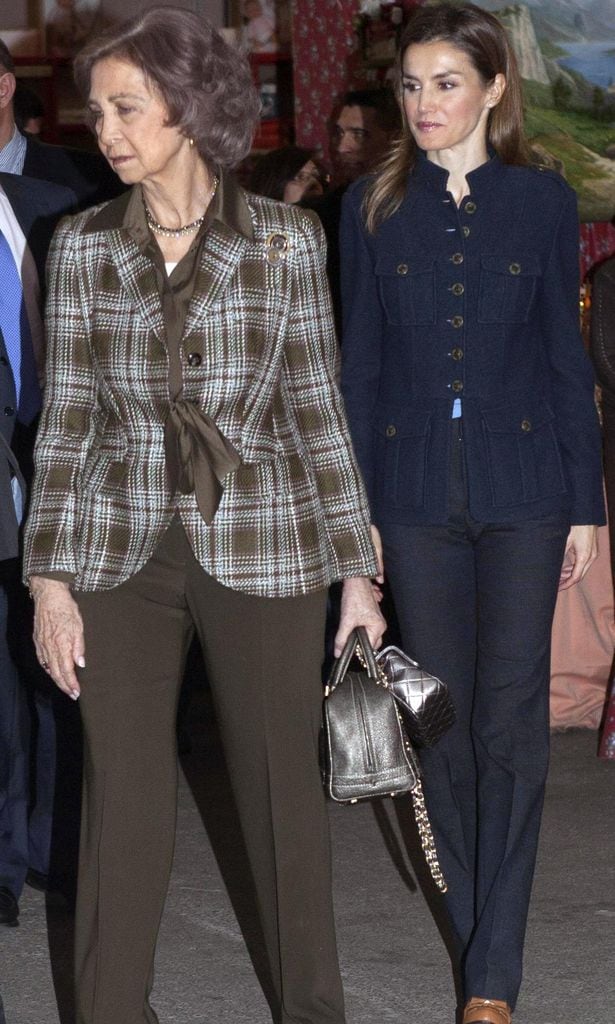 Queen Sofia and Princess Letizia of Spain Attend Rastrillo \'Nuevo Futuro\'