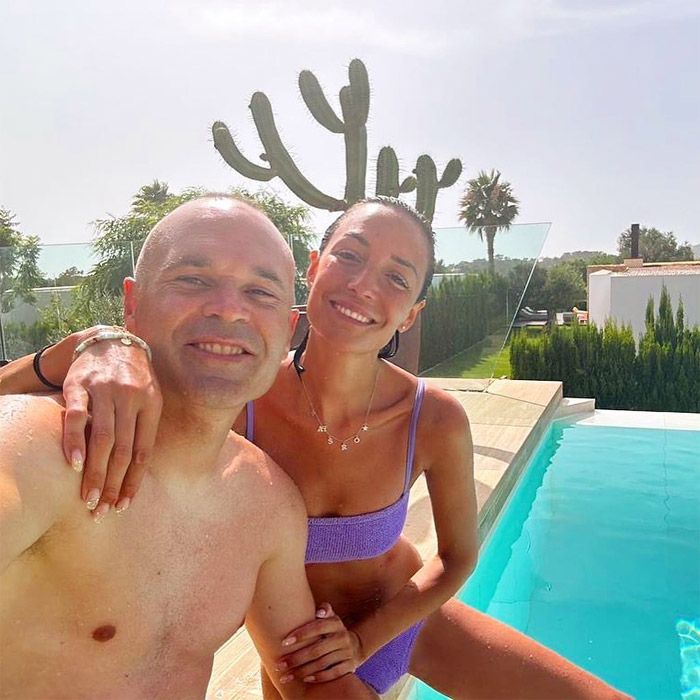 Andrés Iniesta y Anna Ortiz 