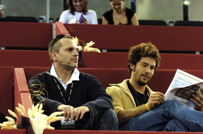 Miguel Bosé  y Nacho Palau