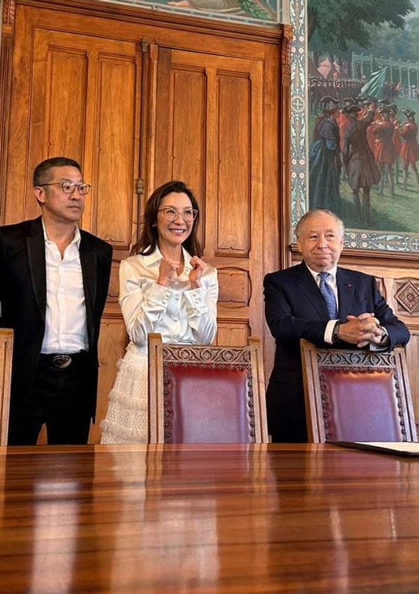 Michelle Yeoh se casa con el exdirector de Ferrari