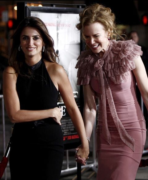 Penélope Cruz y Nicole Kidman demostraron durante el estreno de 'Nine' que se llevan bien, al contrario de lo que se había rumoreado al ser dos de las ex de Tom Cruise