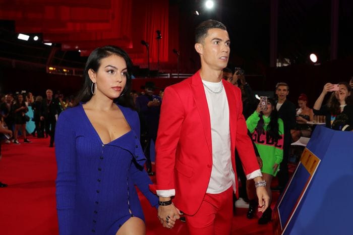 Cristiano Ronaldo y Georgina Rodríguez en unos premios