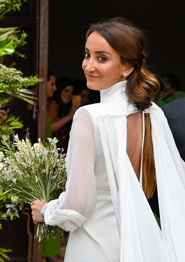 Lucía Pombo el día de su boda