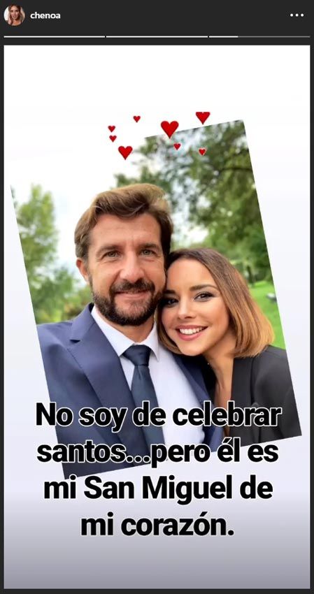 Chenoa y Miguel Sánchez Encinas