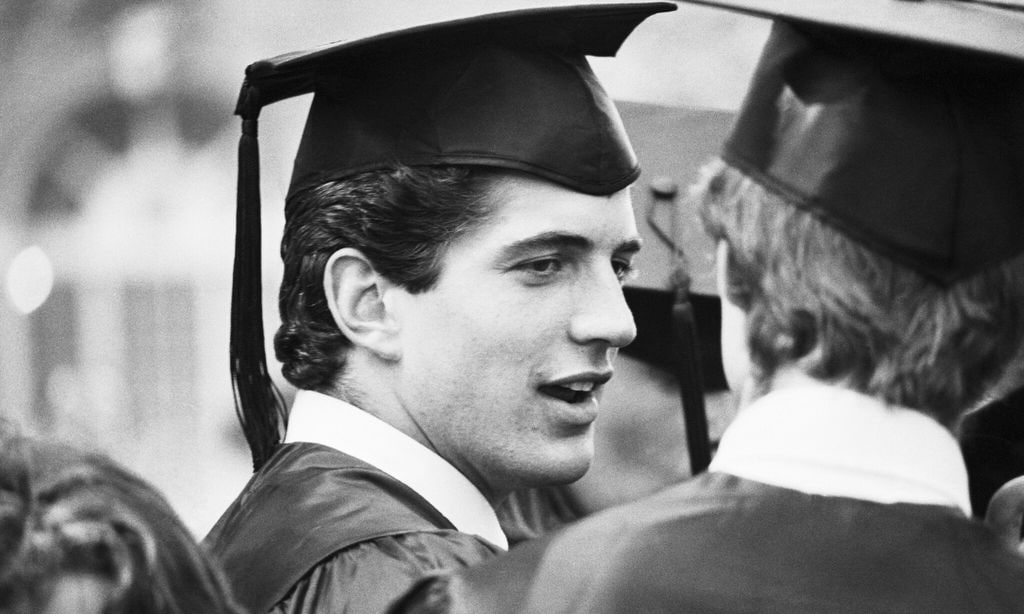 John F. Kennedy Jr. at Graduation