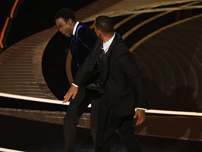 Will Smith da una bofetada a Chris Rock en los Oscar 