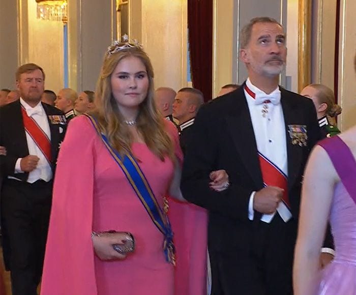 Felipe VI y Amalia de los Países Bajos