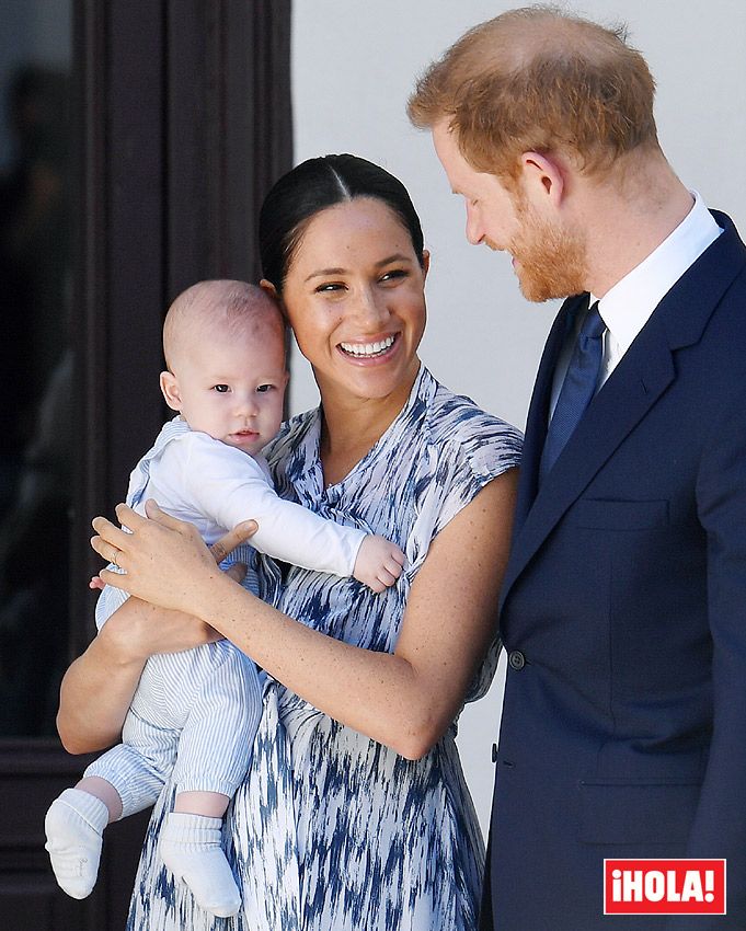 Meghan Markle, el príncipe Harry y su hijo Archie