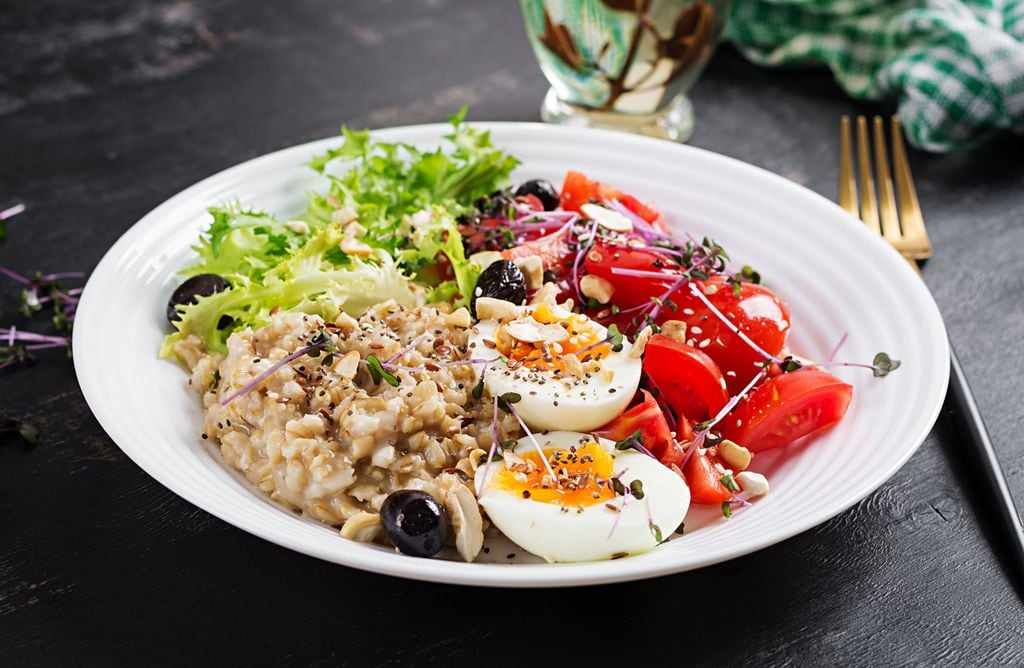 Ensalada con avena