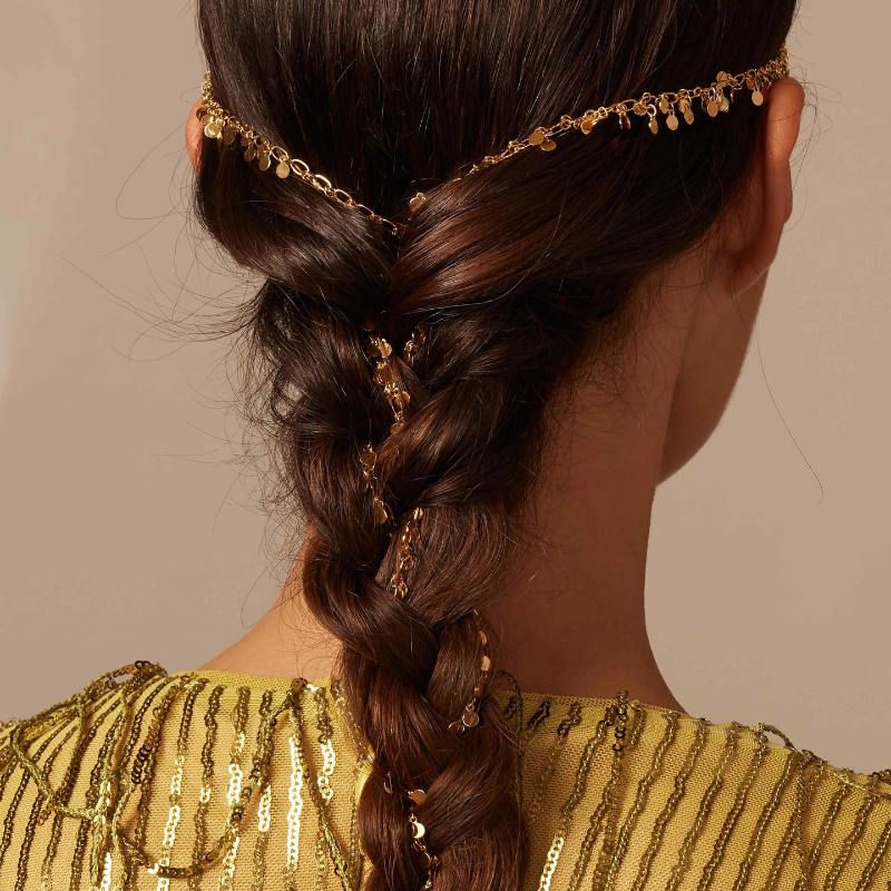 Trenza con accesorios