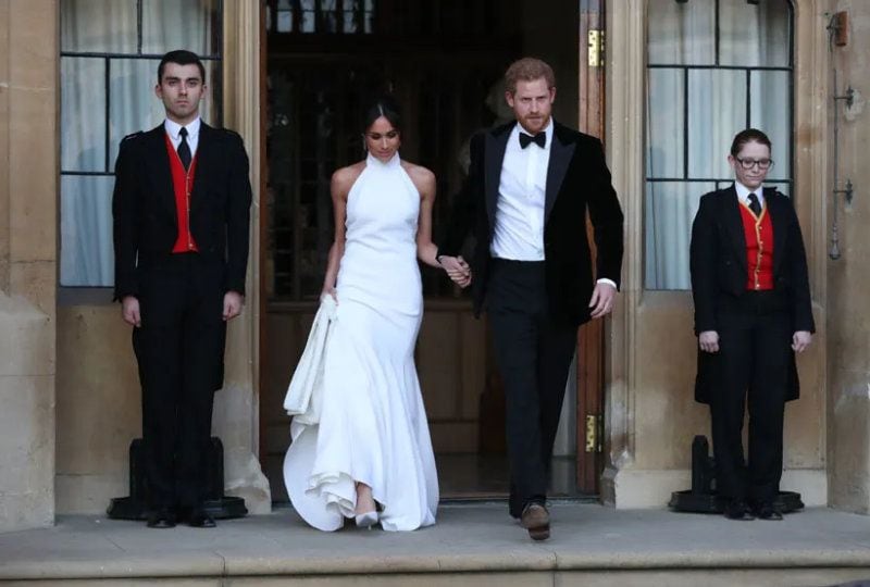 meghan markle segundo vestido