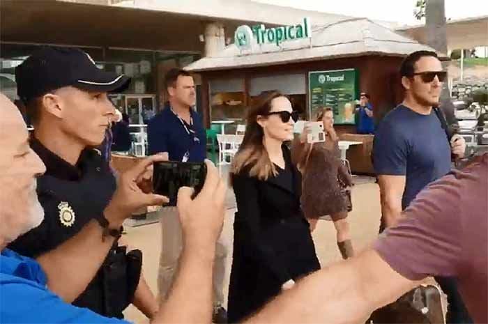 Angelina Jolie en España