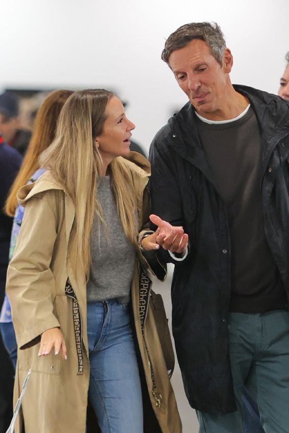 Joaquín Prat y Alexia Pla Gabaldón en la feria Estampa