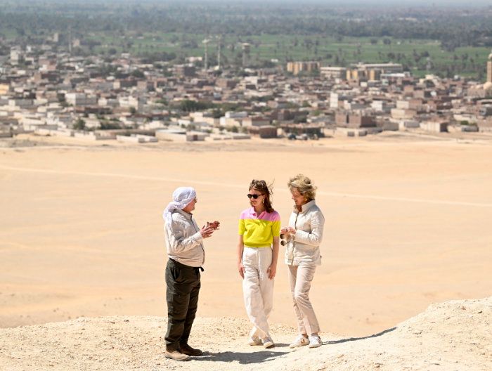 Elisabeth y Matilde de los belgas en Egipto