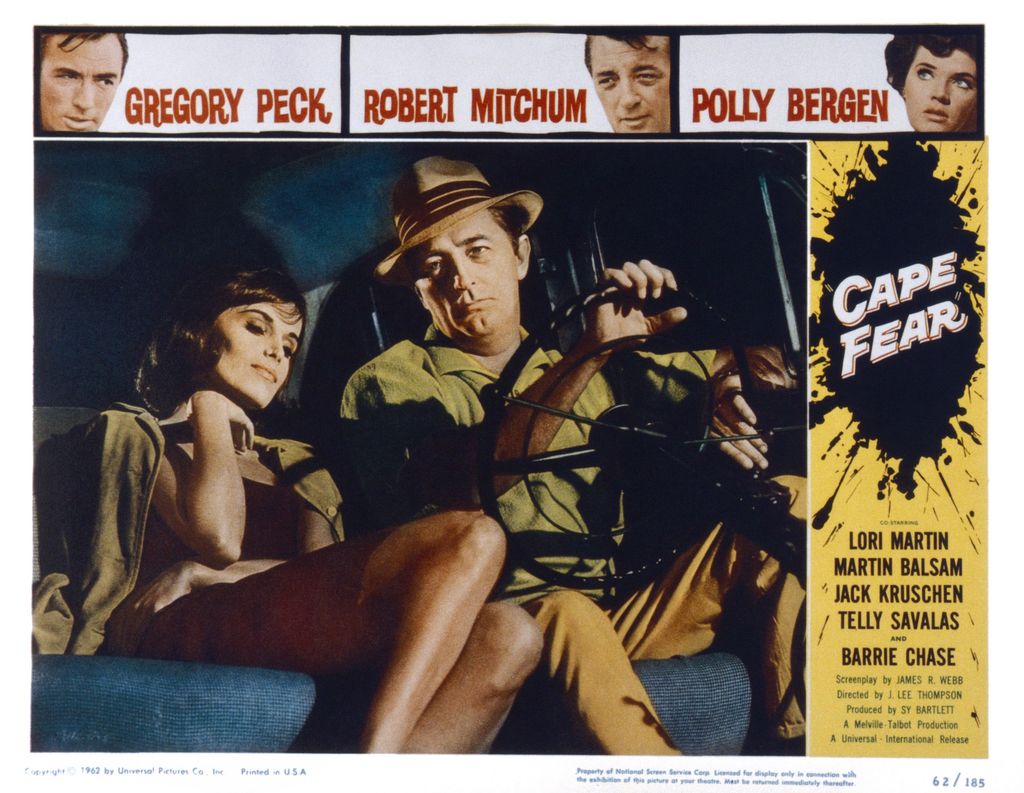 La primera versión del 'El cabo del miedo' con Barrie Chase y Robert Mitchum, 1962