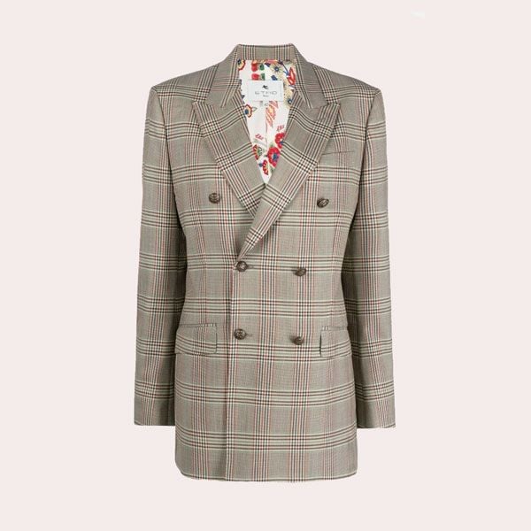 blazer cuadros etro