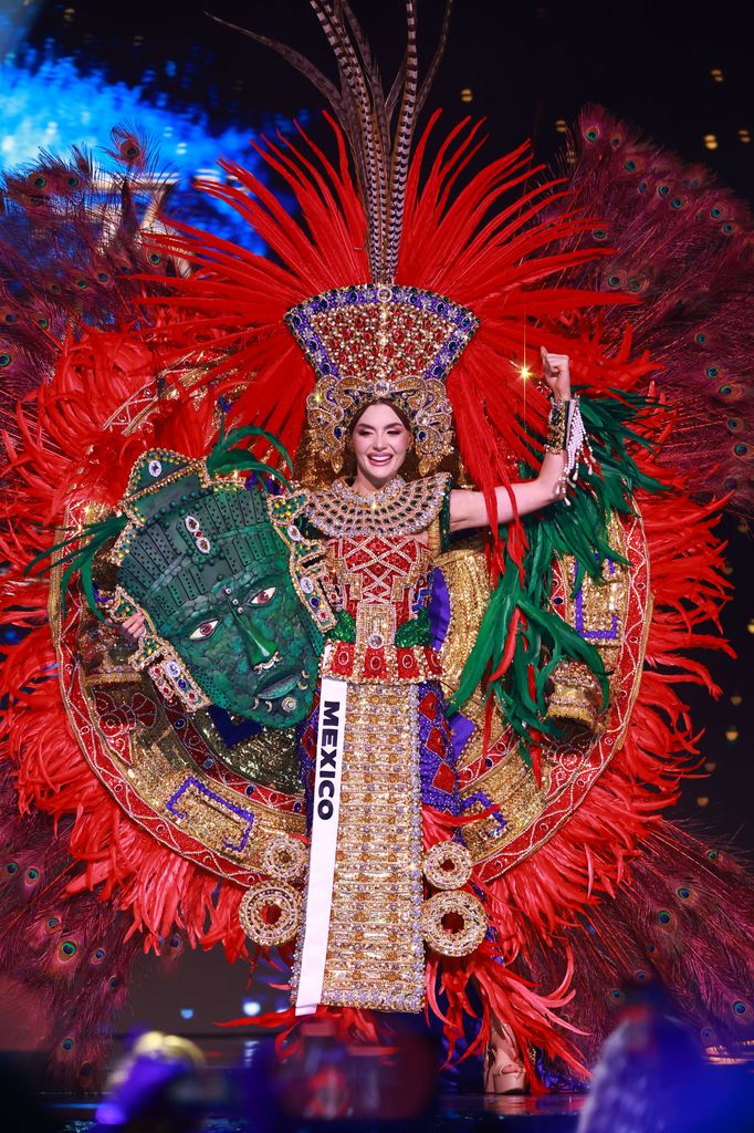 MEXICO CITY, MEXICO - NOVEMBER 14: Miss Mexico Maria Fernanda Beltran participates in the The 73rd Miss Universe Competition - Preliminary Competition at Arena Ciudad de Mexico on November 14, 2024 in Mexico City, Mexico. (Photo by Hector Vivas/Getty Images)